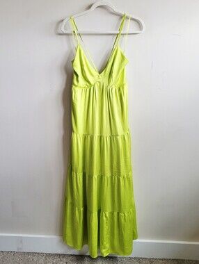 Strut & Bold Tiered‎ Satin Maxi Dress